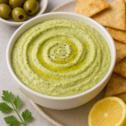 Creamy Green Olive Dip – Ready in 10 Minutes