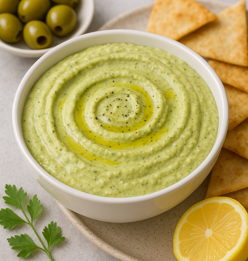 Creamy Green Olive Dip – Ready in 10 Minutes