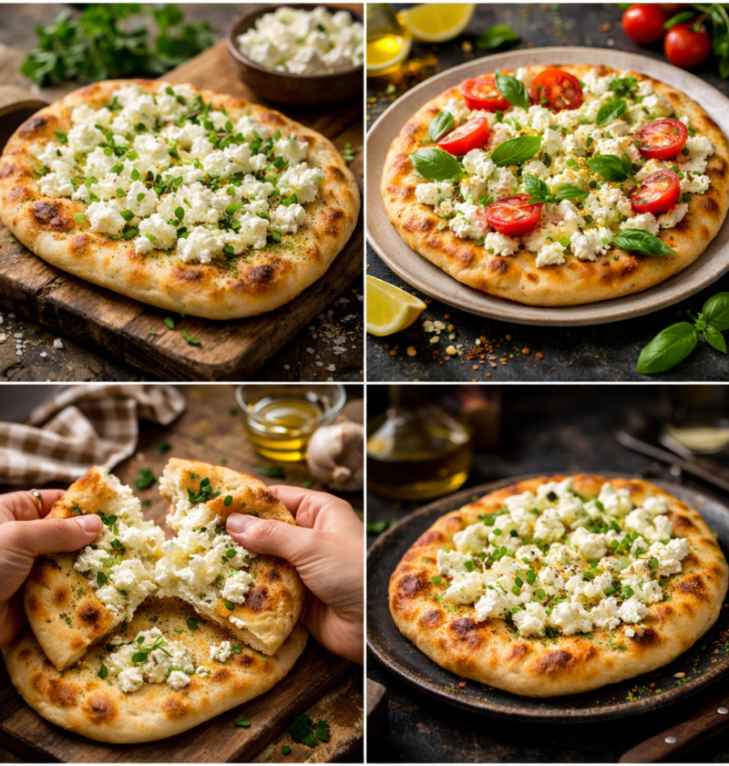 Cottage Cheese Flatbread ' High-Protein Viral Recipe @