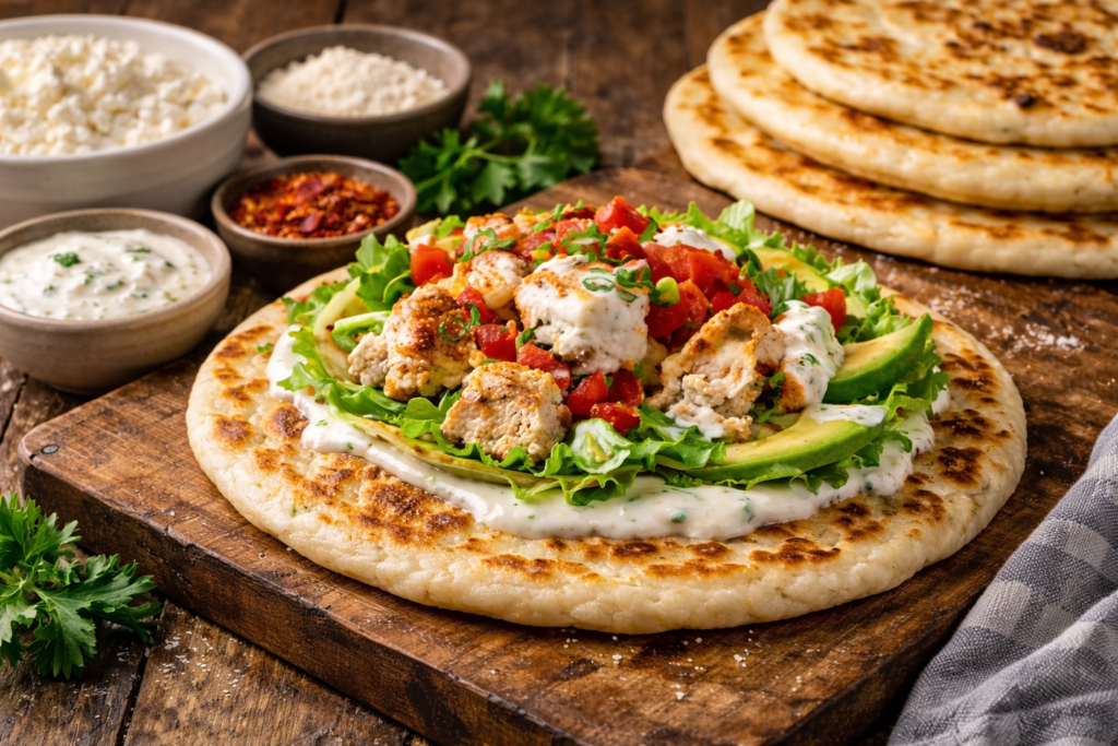 Viral Cottage Cheese Flatbread (High-Protein, No Yeast)