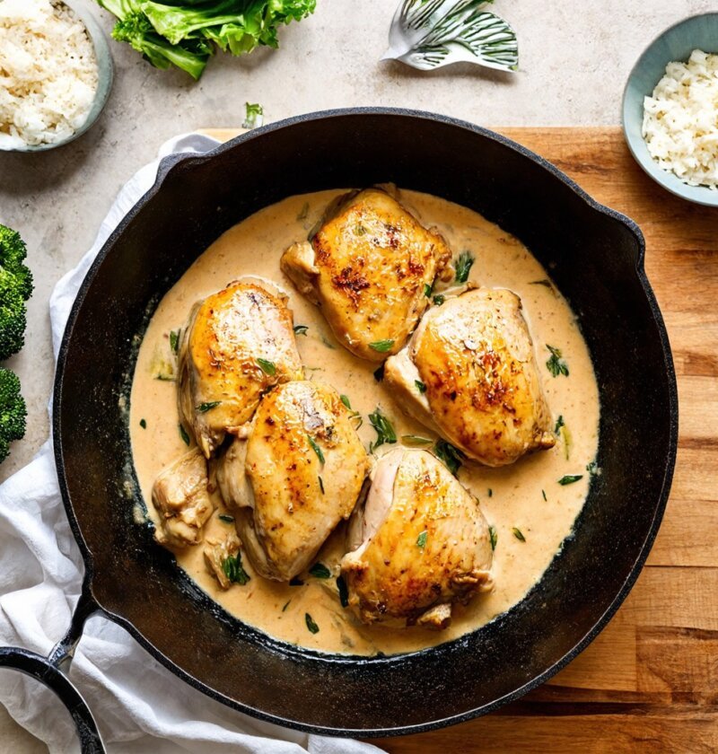 Ultimate Creamy Garlic Chicken - Seriously Delicious!